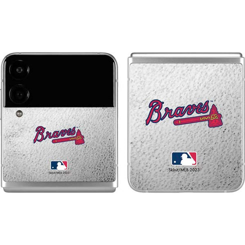 MLB Atlanta Braves Game Ball Galaxy Z Flip4 5G Skin